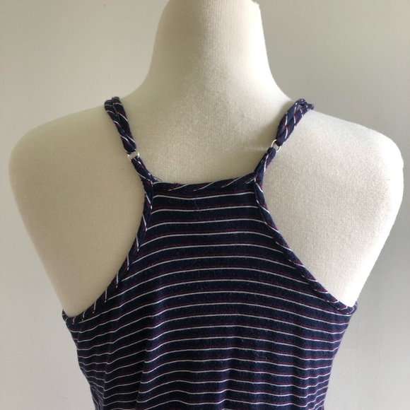 Mossimo striped romper with tie - Picture 3 of 5